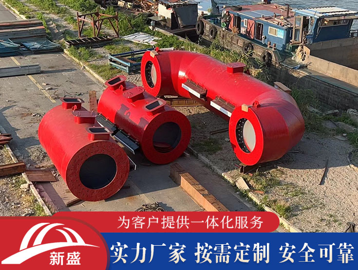 通航桥梁防船撞设施 浮动式桥墩防撞设施 钢覆复合材料研发生产