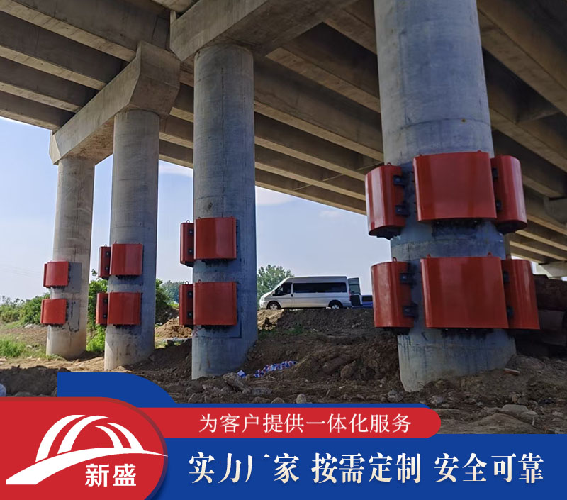 固定式复合材料桥墩防撞设施 柔性钢复合防撞定制 可支持定制